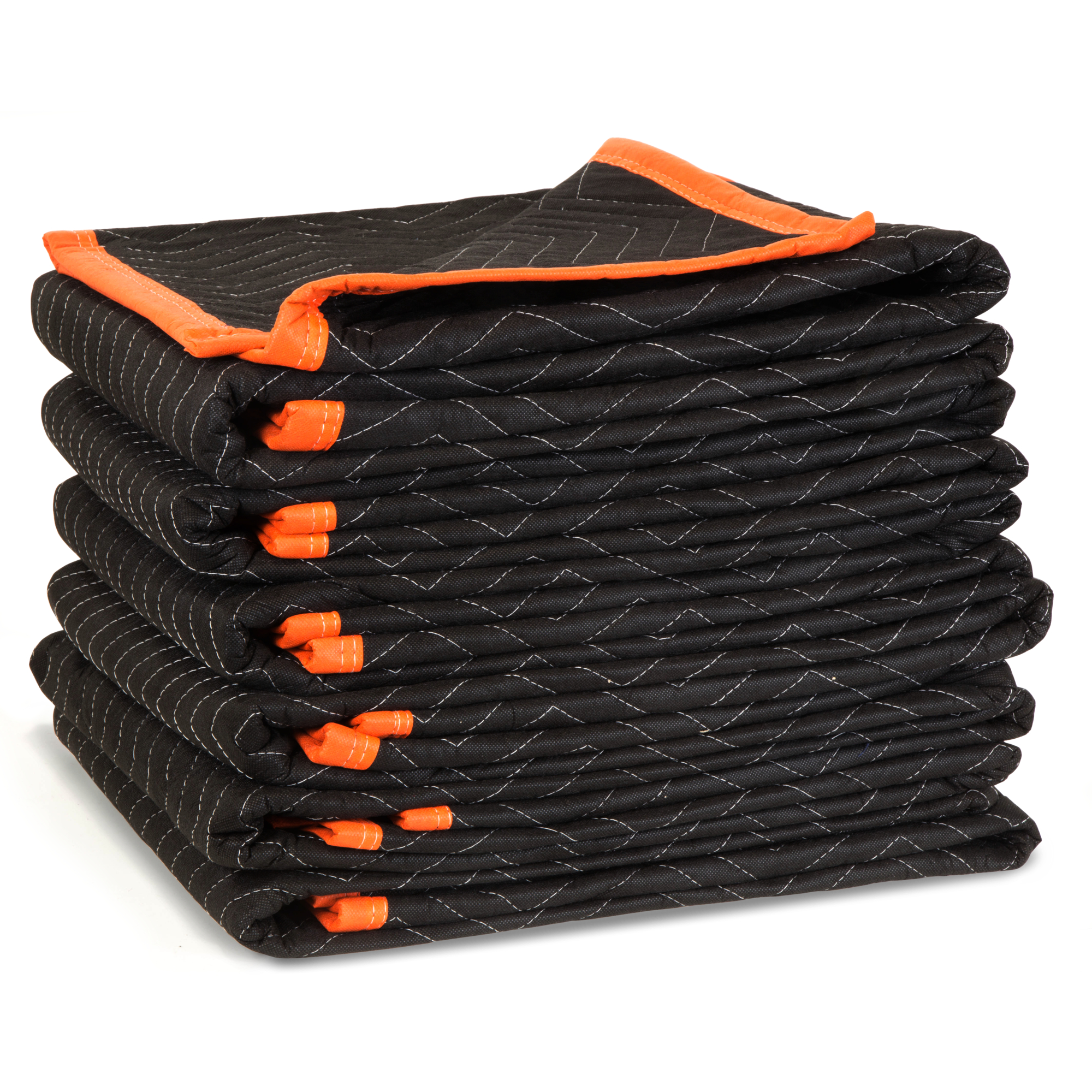 WEN Heavy-Duty Padded Moving Blankets - 72in. x 40in., 6-Pack, Double-Stitched Polyester, Model# 272406